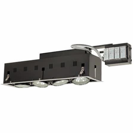 Gorgeousglow 4 - Light Double Gimbal Linear Recessed Fixture Low Voltage GO777554